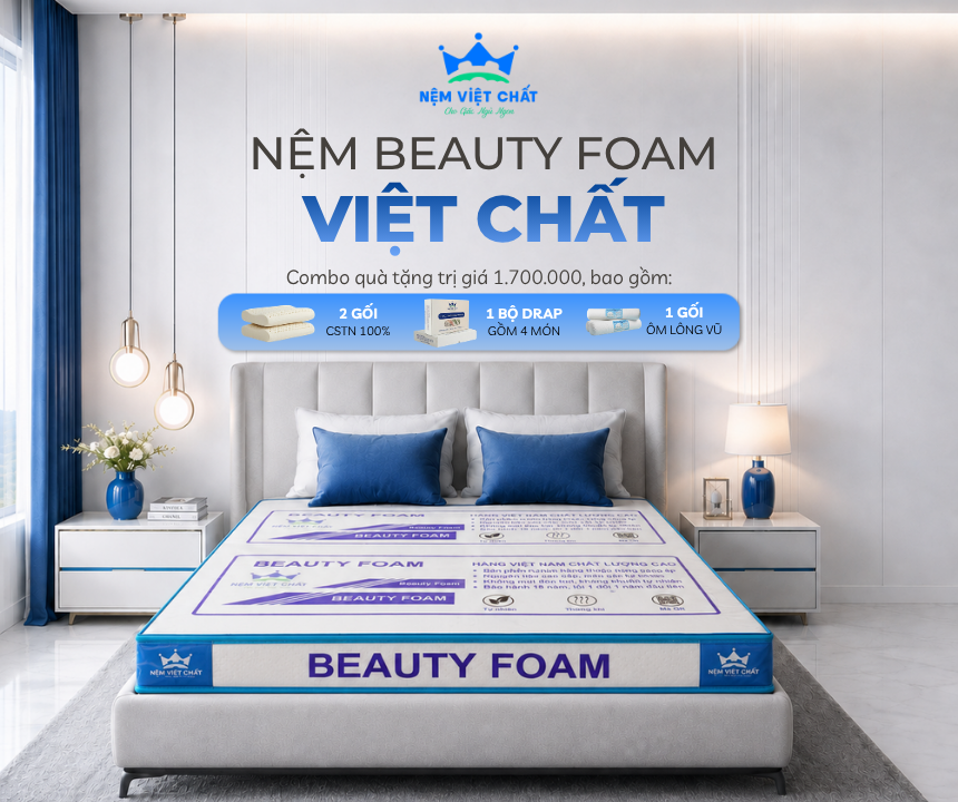 Nệm Beauty Foam Việt Chất