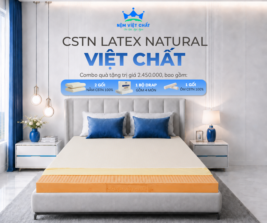 Nệm CSTN Latex Natural Việt Chất