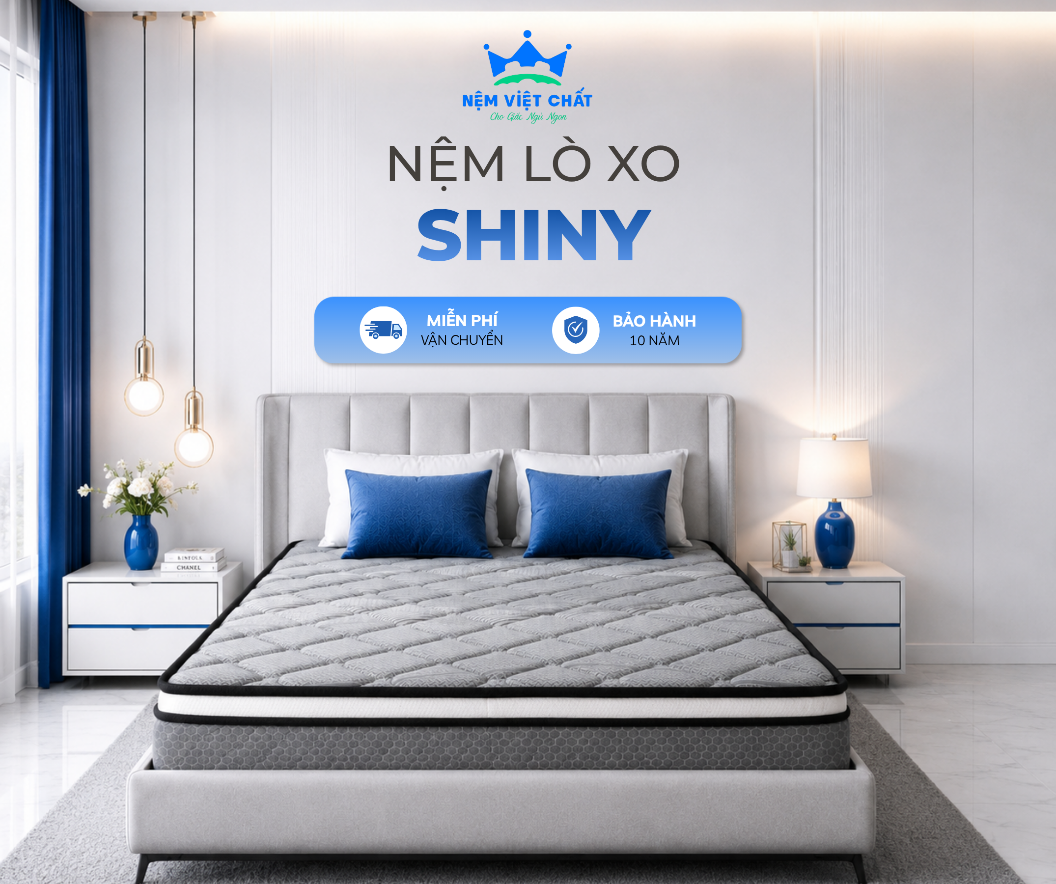 Nệm Lò Xo Shiny