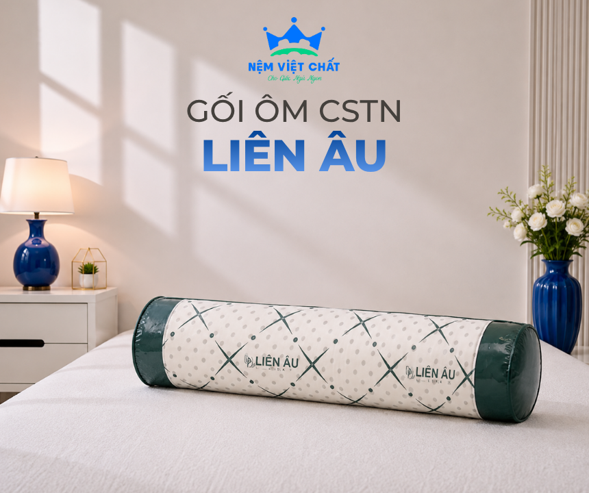 Gối Ôm Cao Su Thiên Nhiên Liên Âu