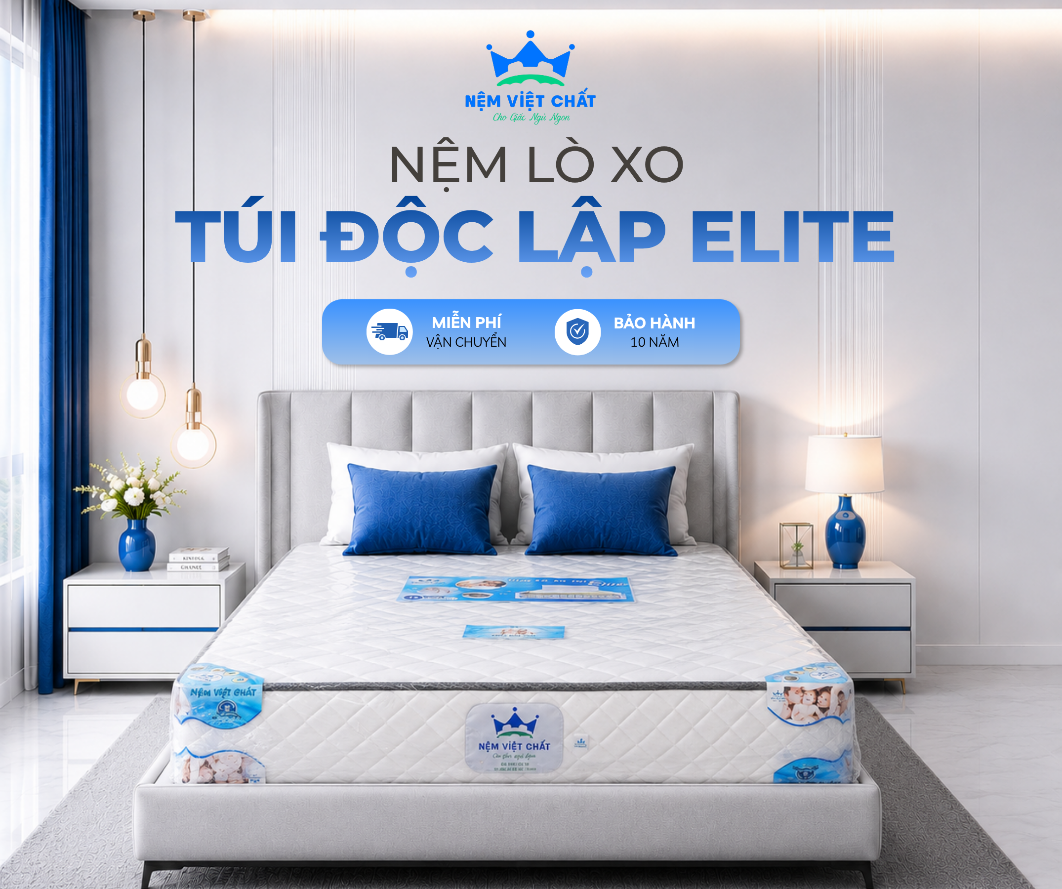 Nệm Lò Xo túi độc lập Elite
