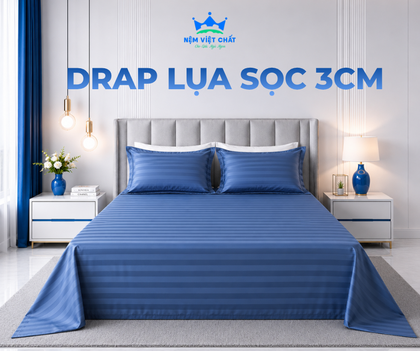 Drap Lụa Sọc 3cm