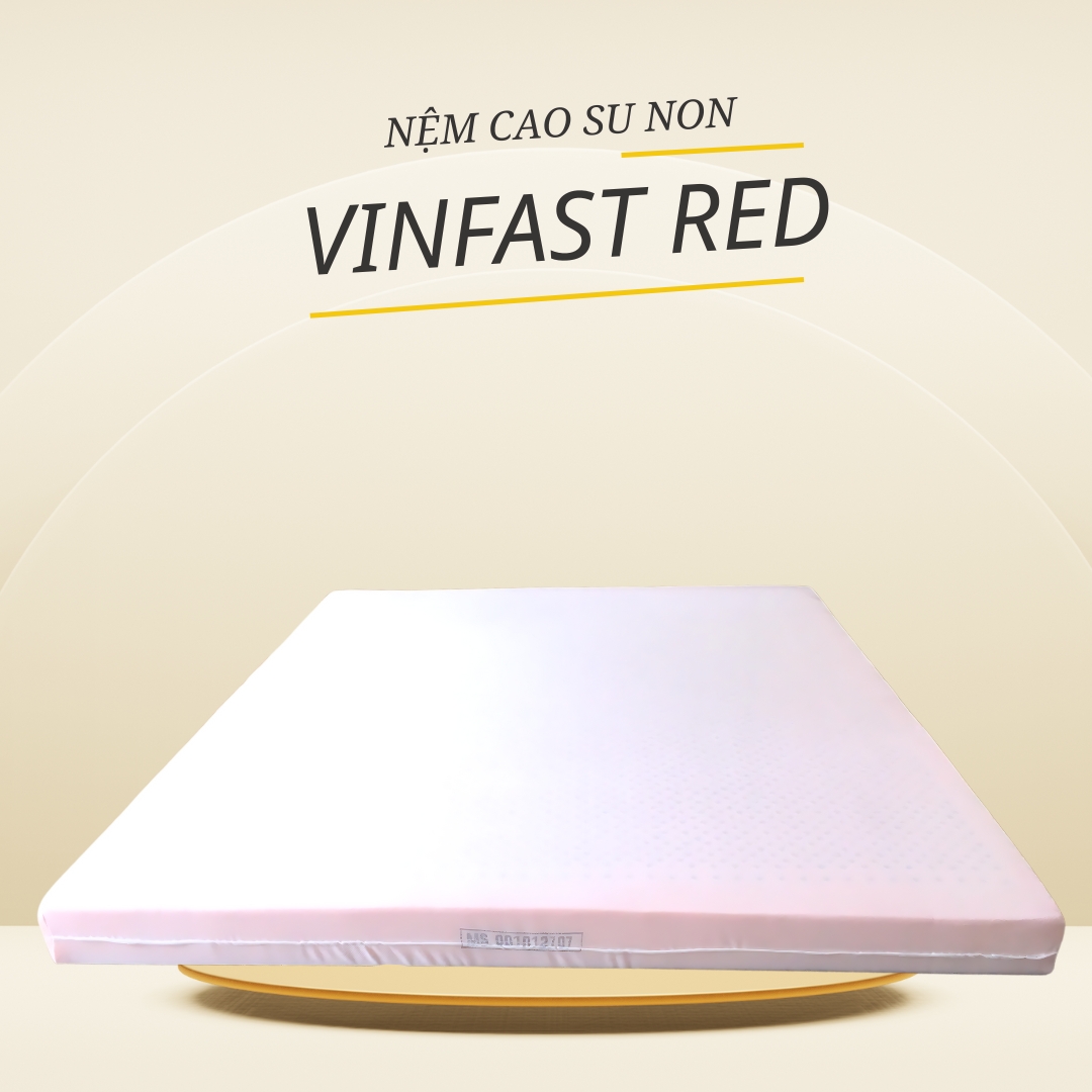 Nệm Cao Su Non Vinfast Red