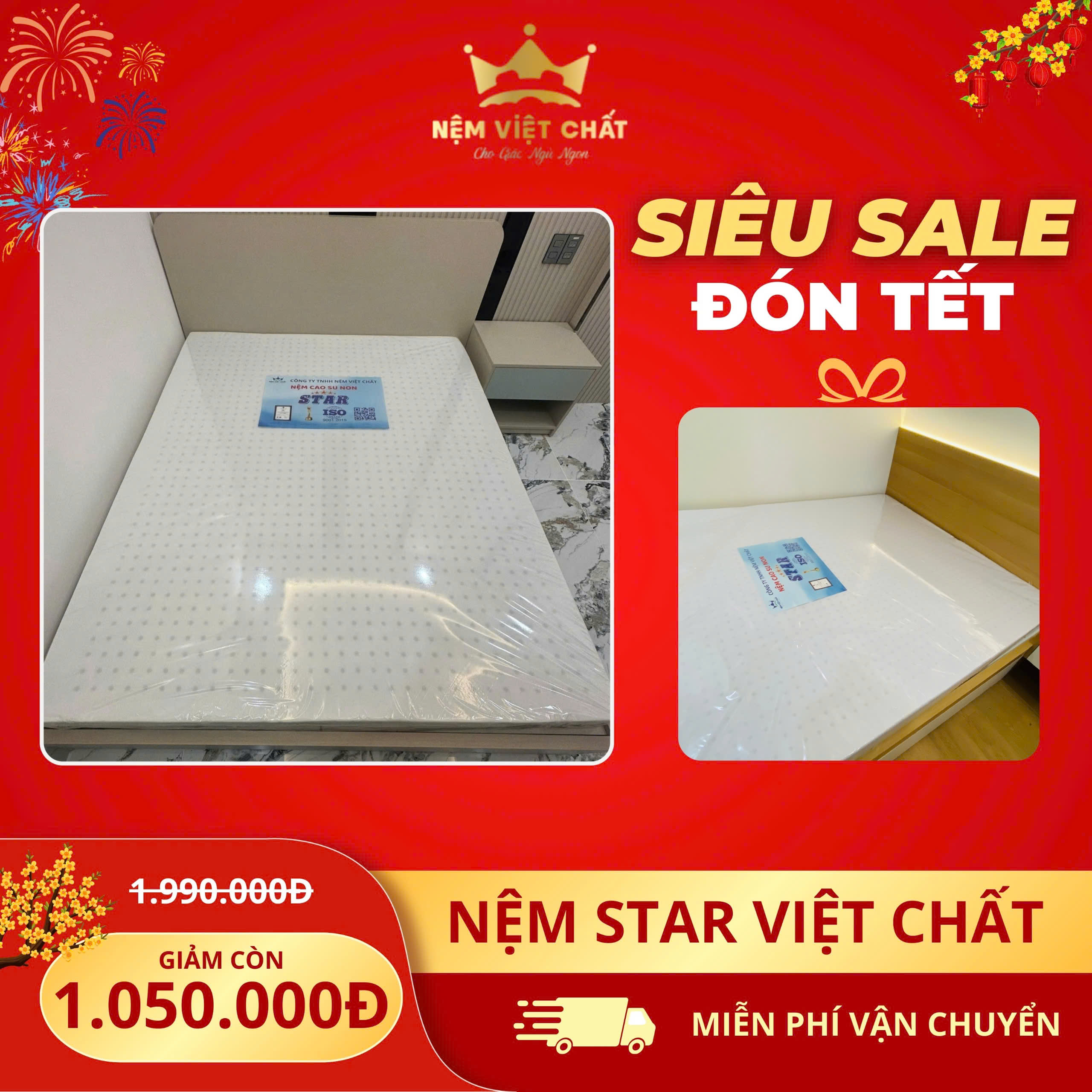 Nệm  Star Việt Chất