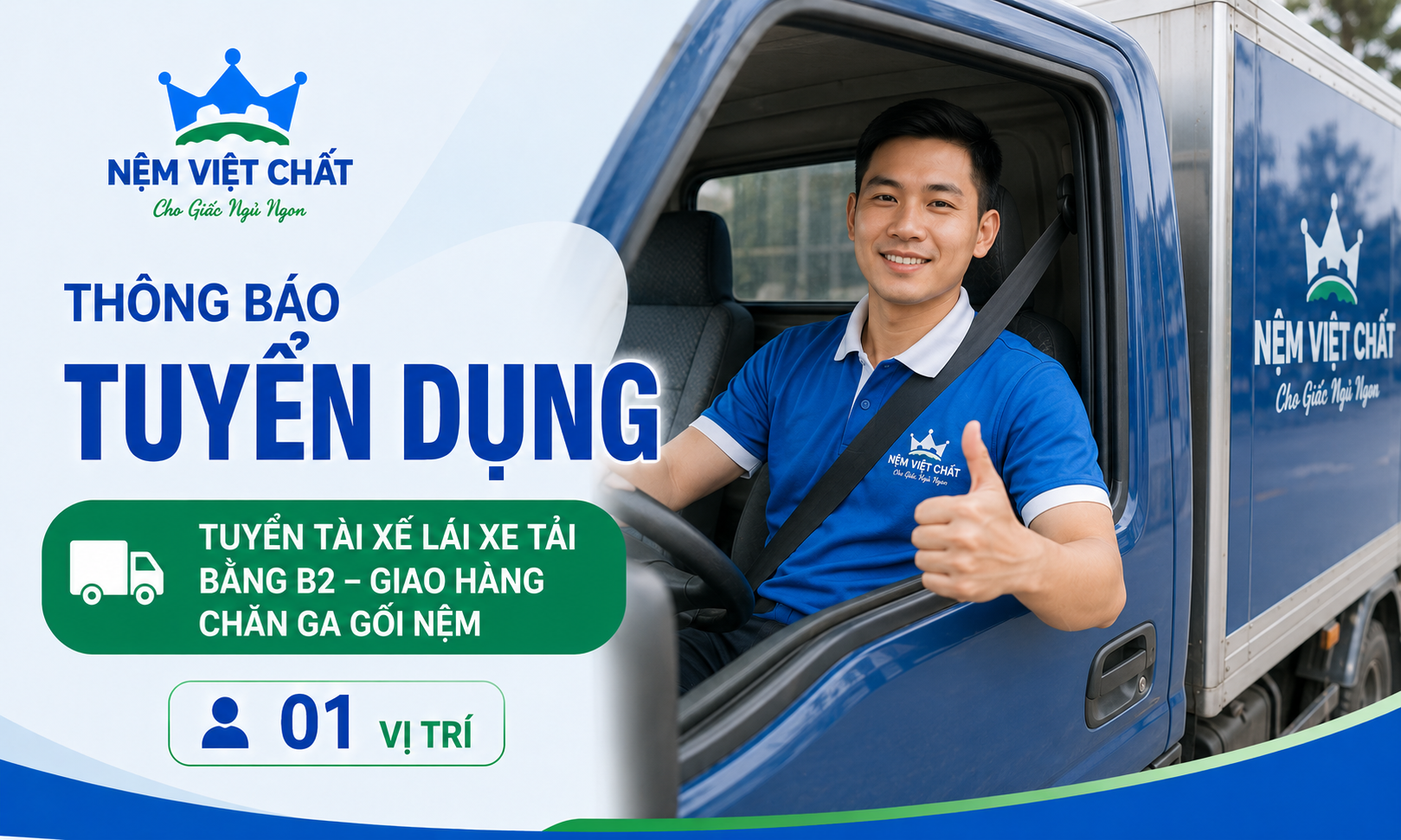 Nhân viên giao nhận vận chuyển (xe tải)