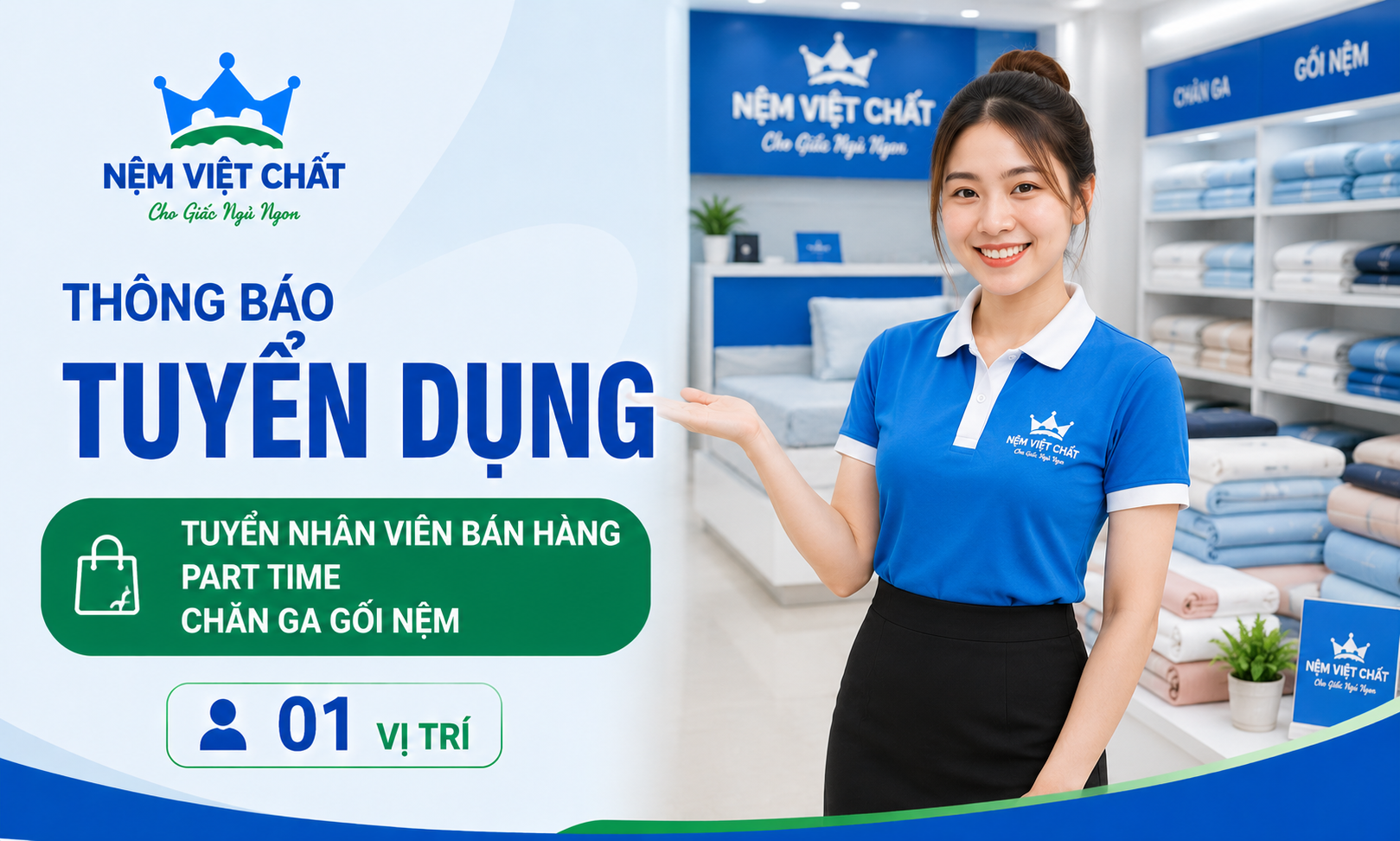 Nhân viên bán hàng (bán thời gian)