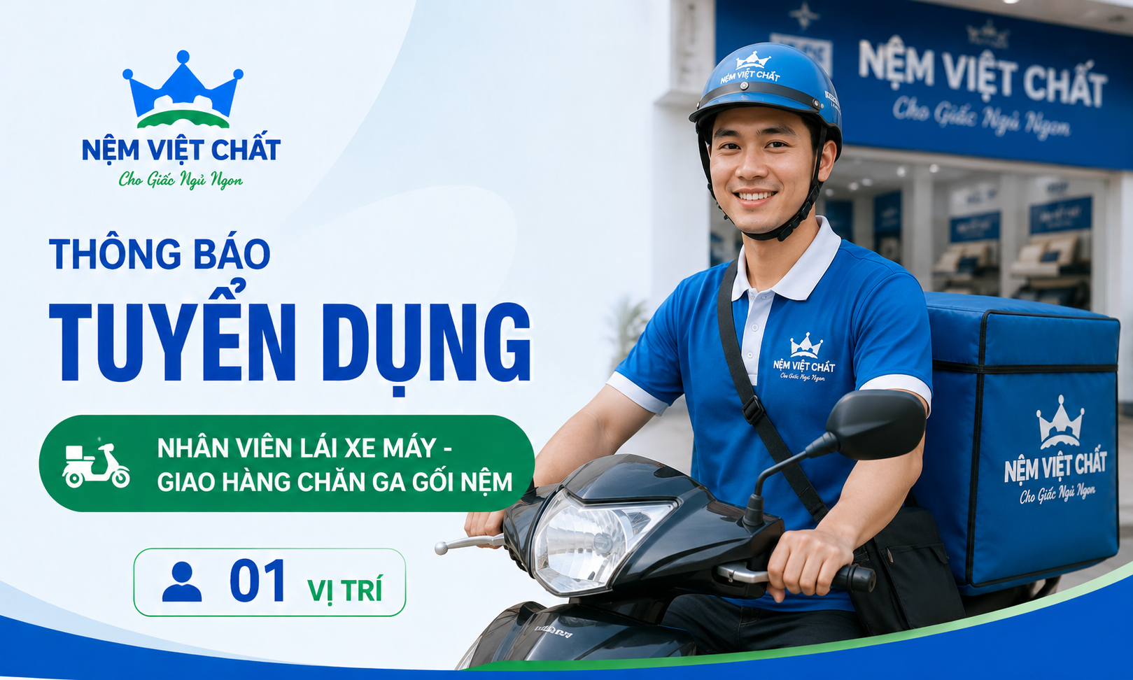 Nhân viên giao nhận vận chuyển (xe máy)